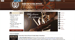 Desktop Screenshot of festivalhill.org